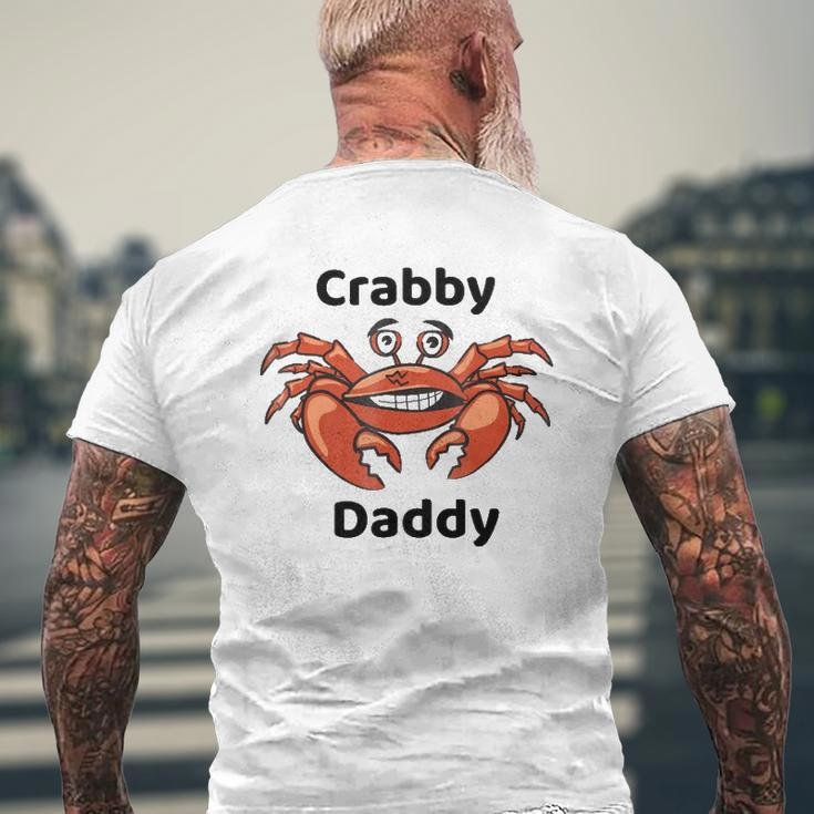 Crabby Daddy Mens Back Print T-shirt Gifts for Old Men