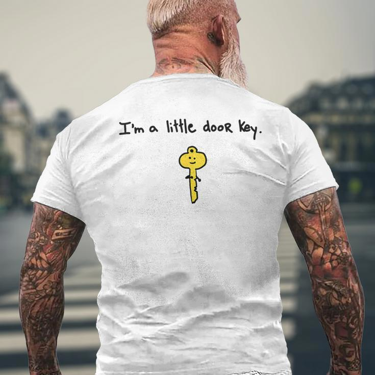Cute I'm A Little Door Key Mystery & Magic Creative Vintage Men's T-shirt Back Print Gifts for Old Men