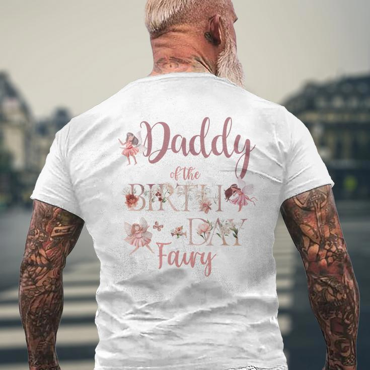 Daddy Of The Birthday Fairy First Birthday Family Matching Men's T-shirt Back Print Gifts for Old Men
