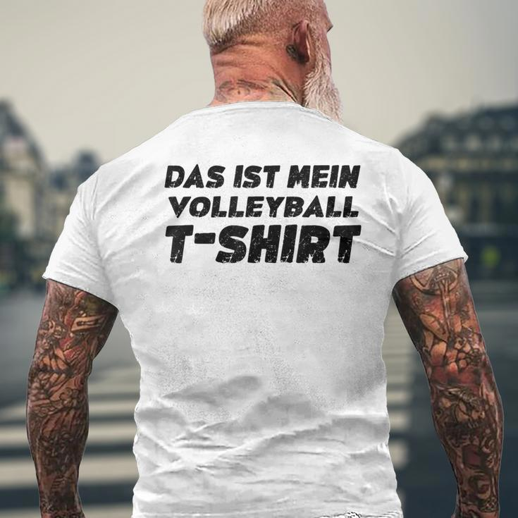 Das Ist Meinolleyball Lustigesolleyball Spruch T-Shirt mit Rückendruck Geschenke für alte Männer