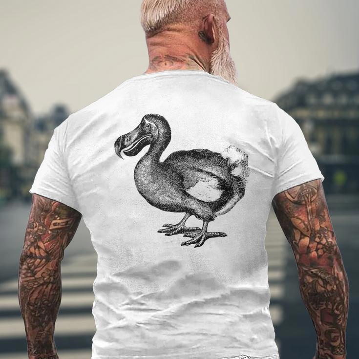 Dodo Bird Print T-Shirt mit Rückendruck Geschenke für alte Männer