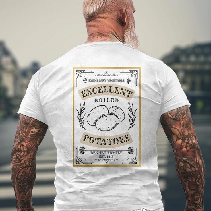 What Excellent Boiled Potatoes Jane Austen Pemberley Men's T-shirt Back Print Gifts for Old Men