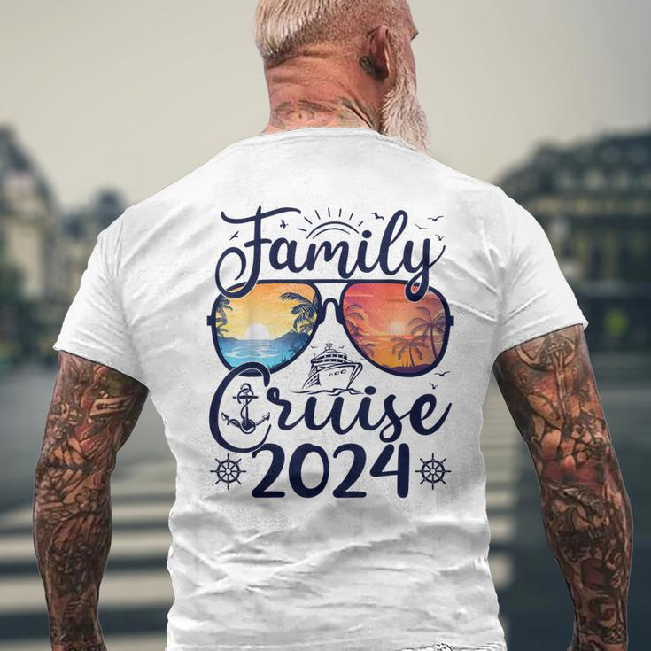 Family Cruise 2024 Summer Vacation Matching Family Cruise Men's T-shirt Back Print Gifts for Old Men