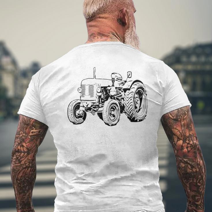 Famulus Traktor Famulus Rs14 Trekker Landwirt Baue Tractor T-Shirt mit Rückendruck Geschenke für alte Männer