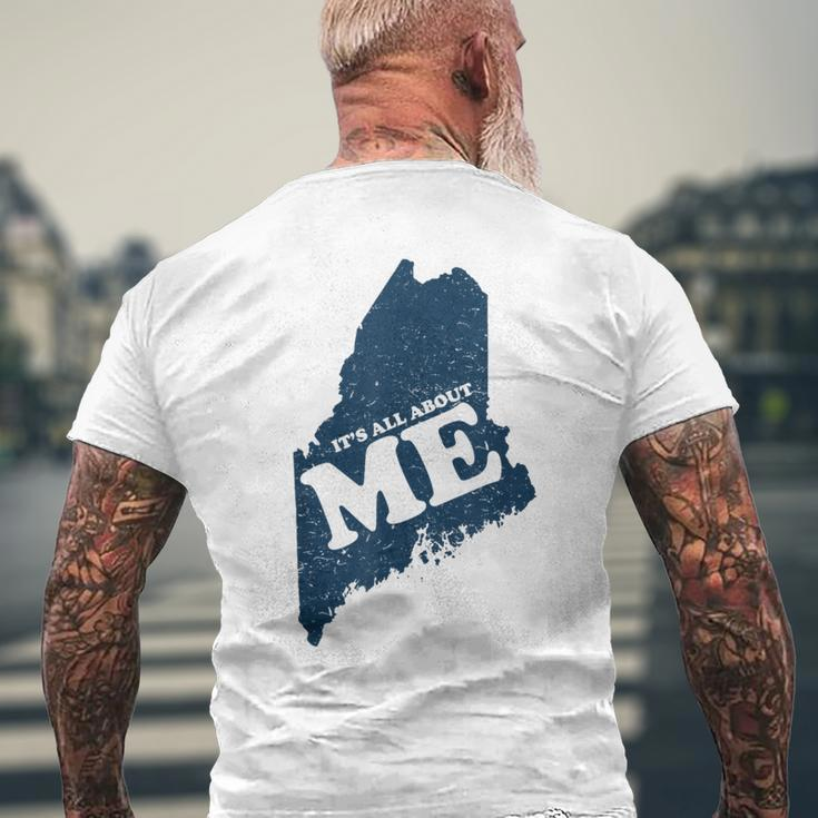All About Me Maine Men's T-shirt Back Print Gifts for Old Men