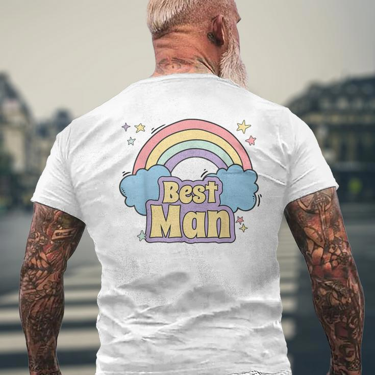 Stag Do Group Set Best Man Men's T-shirt Back Print Gifts for Old Men