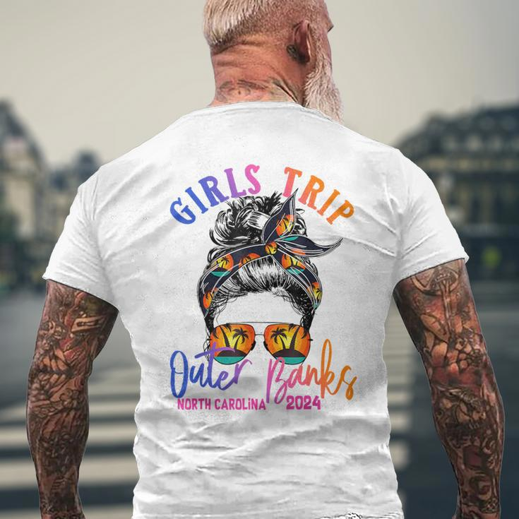 Girls Trip Outer Banks Carolina 2024 Girls Weekend Vacation Men's T-shirt Back Print Gifts for Old Men