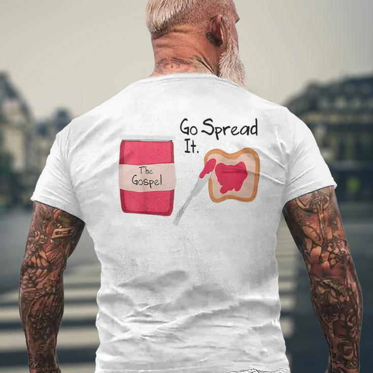 The Gospel Go Spread It Men's T-shirt Back Print Gifts for Old Men