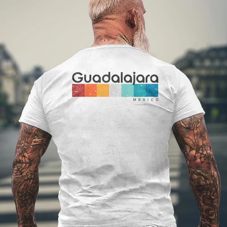 Guadalajara Mexico Retro Style Vintage Men's T-shirt Back Print Gifts for Old Men