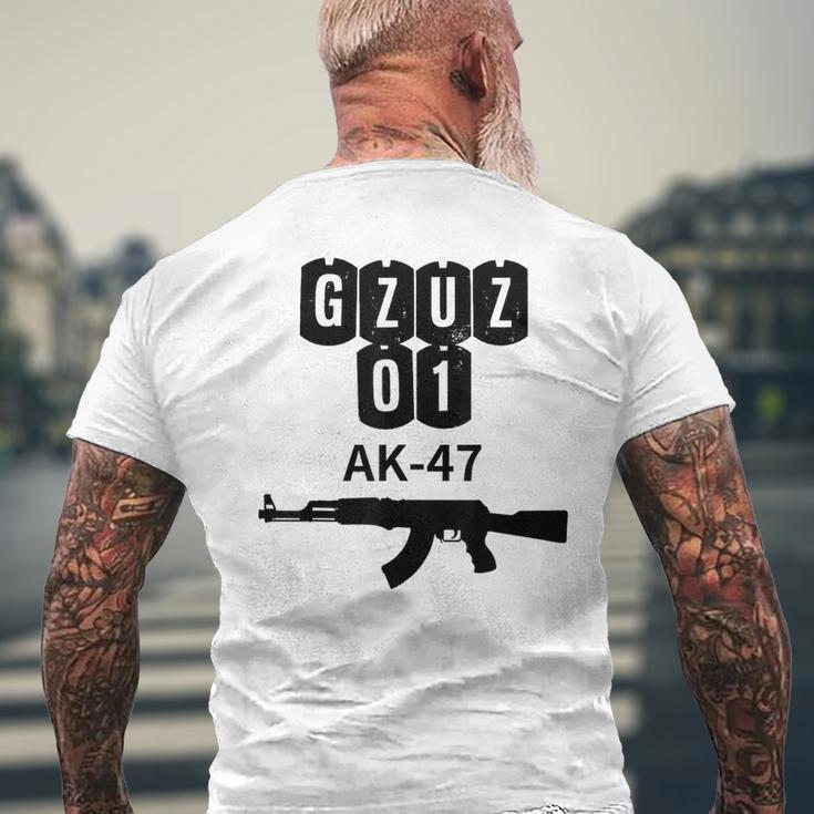 Gzuz 01 Ak-47 T-Shirt mit Rückendruck Geschenke für alte Männer