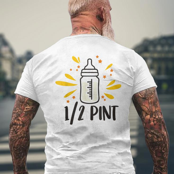 Half Pint Son Fatherhood Men's T-shirt Back Print Gifts for Old Men