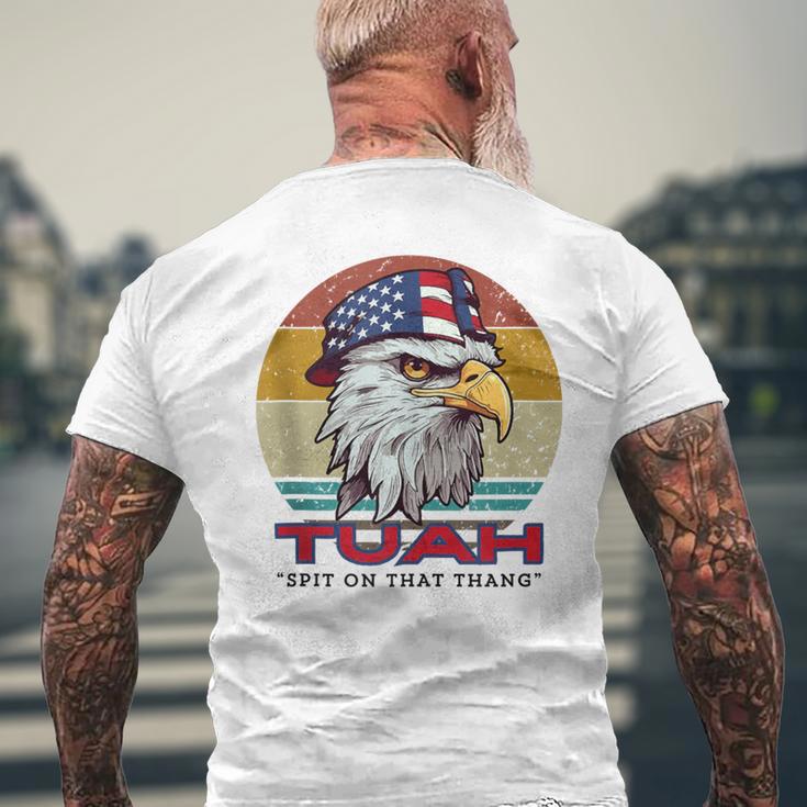 Hawk Tuah Spit On That Thang Hawk Tua Men's T-shirt Back Print Gifts for Old Men