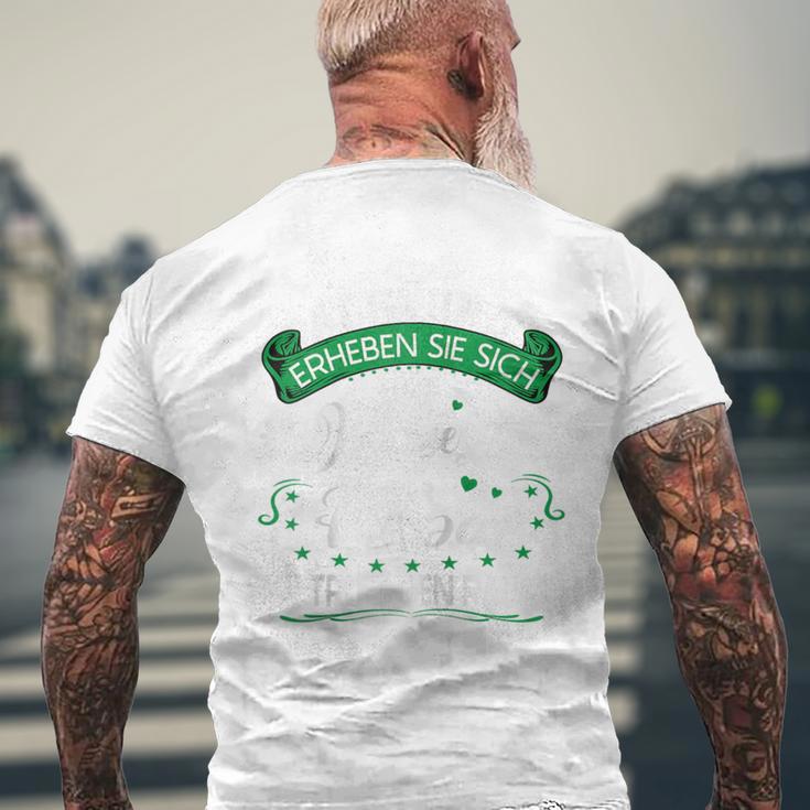 Herren Achtung Seine Majestät Der Papaatertagsgeschenk Spruch Raglan T-Shirt mit Rückendruck Geschenke für alte Männer