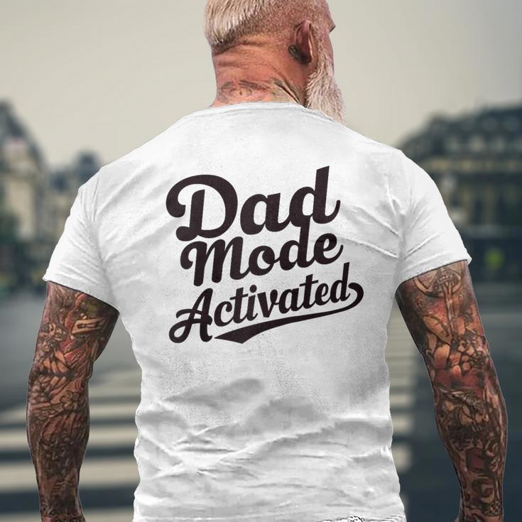 Herren Dad Life Dad Mode Aktiviertes Zitatatertag Papa Bod Raglan T-Shirt mit Rückendruck Geschenke für alte Männer