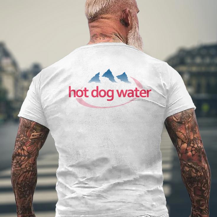 Hot Dog Water Meme Bottled Water Men's T-shirt Back Print Gifts for Old Men