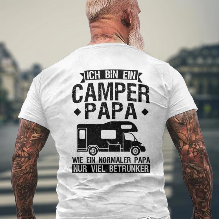 Ich Bin Ein Wohnmobil Papa Camper Papa Gray T-Shirt mit Rückendruck Geschenke für alte Männer