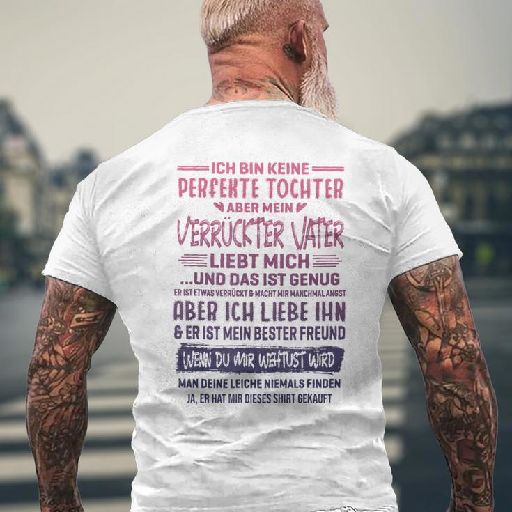 Ich Bin Keine Perfekte Tochter Kurzärmliges Herren-T-Kurzärmliges Herren-T-Shirt, Lustiges Geschenk für Väter Geschenke für alte Männer