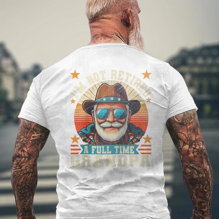 Ich Bin Nicht Im Ruhestand Ich Bin Einollzeit-Opa Lustiger Papa Im Ruhestand Raglan T-Shirt mit Rückendruck Geschenke für alte Männer