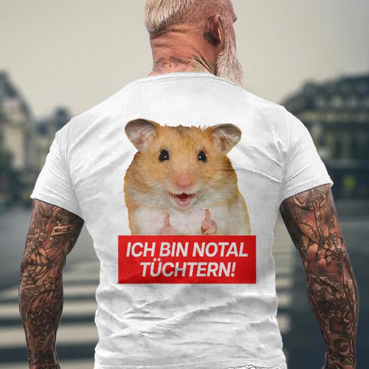 Ich Bin Notal Tüchtern Hamster Meme Total Schüchtern T-Shirt mit Rückendruck Geschenke für alte Männer