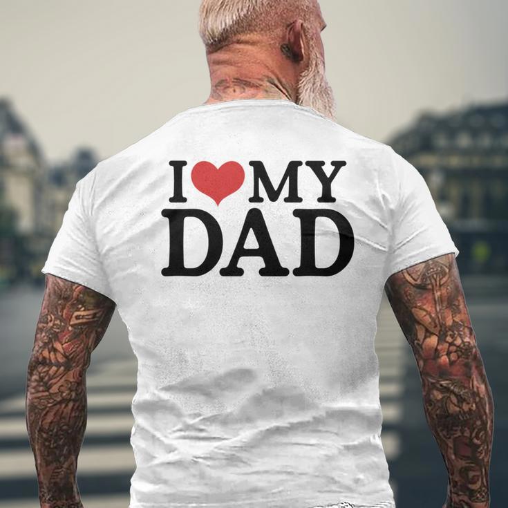 Ich Liebe Meinenateratertag Besterater Aller Zeiten Für Papa-Liebhaber T-Shirt mit Rückendruck Geschenke für alte Männer