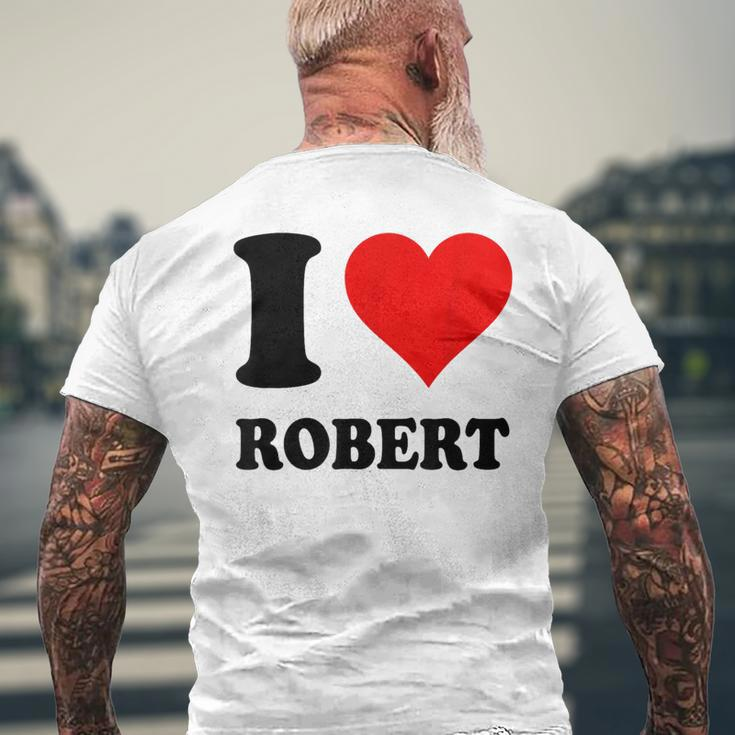 Ich Liebe Robert T-Shirt mit Rückendruck Geschenke für alte Männer