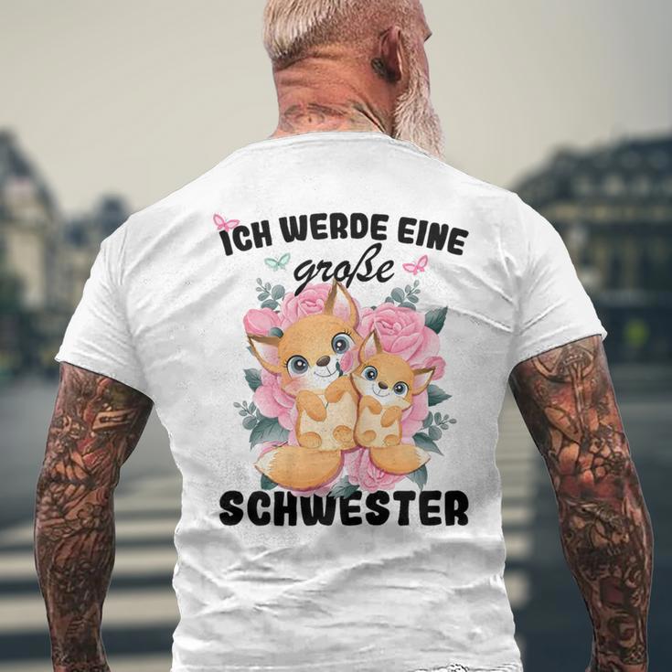 Ich Werde Große Schwester Kurzärmliges Herren-T-Kurzärmliges Herren-T-Shirt, Ankündigung Geschwisterliebe Geschenke für alte Männer