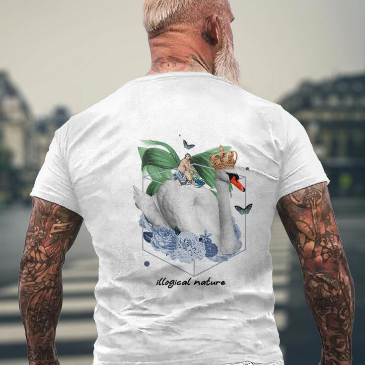Illogical Nature Men's T-shirt Back Print Gifts for Old Men