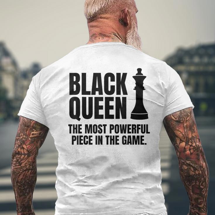 Inspiring Black Queen Men's T-shirt Back Print Gifts for Old Men