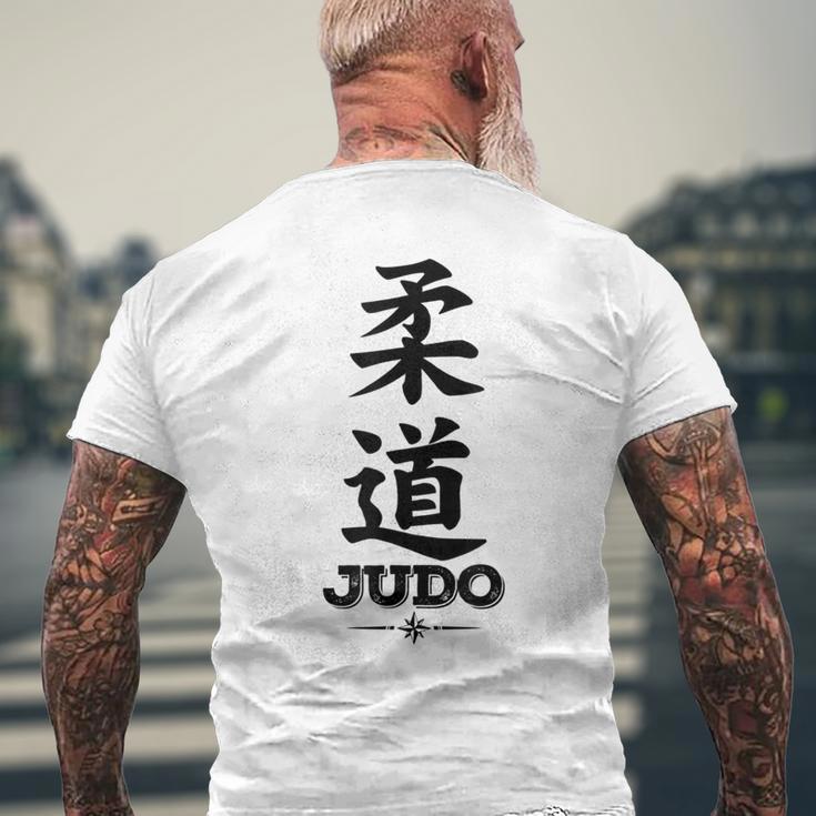 Judo Kanji Judo Camiseta Hombre Estampado Espalda Regalos para ancianos