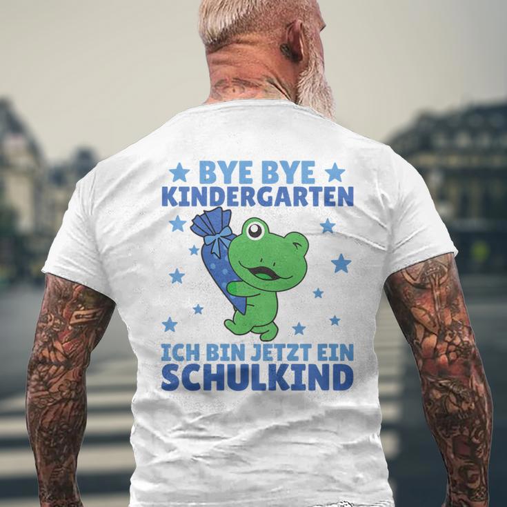 Kinder Bye Kindergarten Ich Bin Jetzt Ein Schulkind Frog T-Shirt mit Rückendruck Geschenke für alte Männer