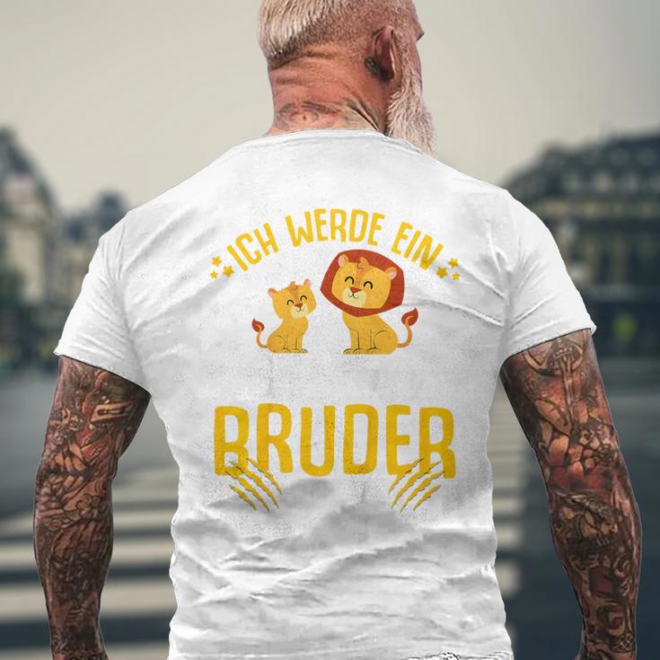 Kinder Ich Werde Ein Große Bruder 2024 Lion Big Brother 2024 T-Shirt mit Rückendruck Geschenke für alte Männer