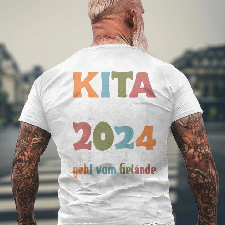 Kinder Kindertagesstätte Abschied Kinder Kita Abgänger 2024 T-Shirt mit Rückendruck Geschenke für alte Männer