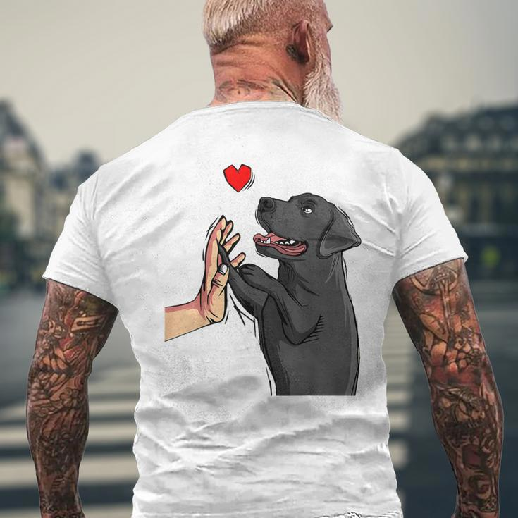 Labrador Retriever Lab Labbi Dog T-Shirt mit Rückendruck Geschenke für alte Männer