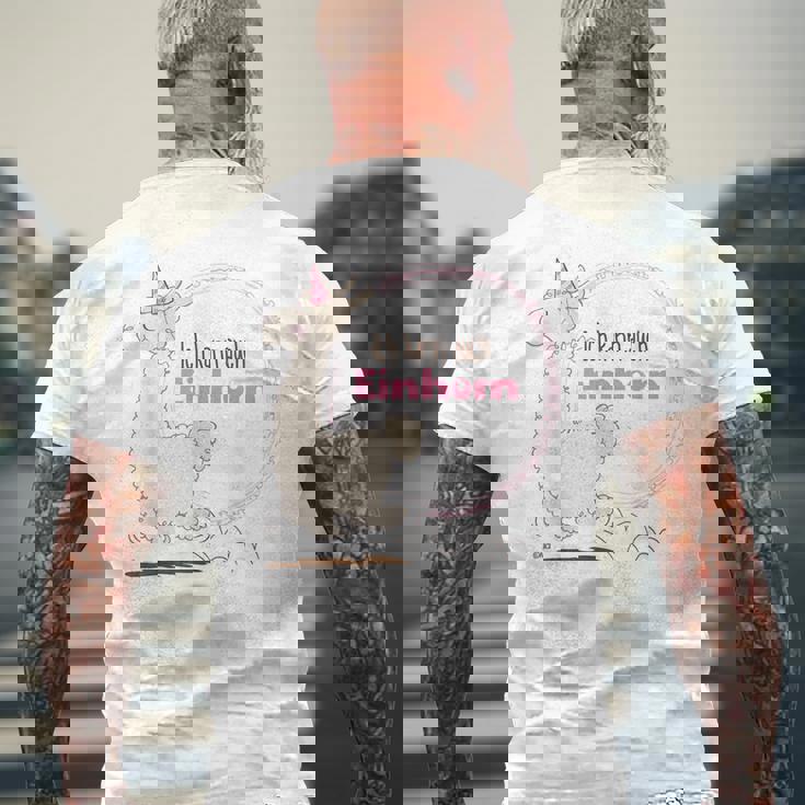 Lama Ich Kann Auch Einhorn By Nici T-Shirt mit Rückendruck Geschenke für alte Männer