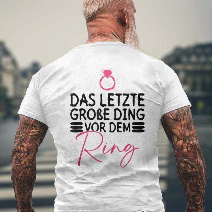 The Last Große Dingor Dem Ring Blue T-Shirt mit Rückendruck Geschenke für alte Männer