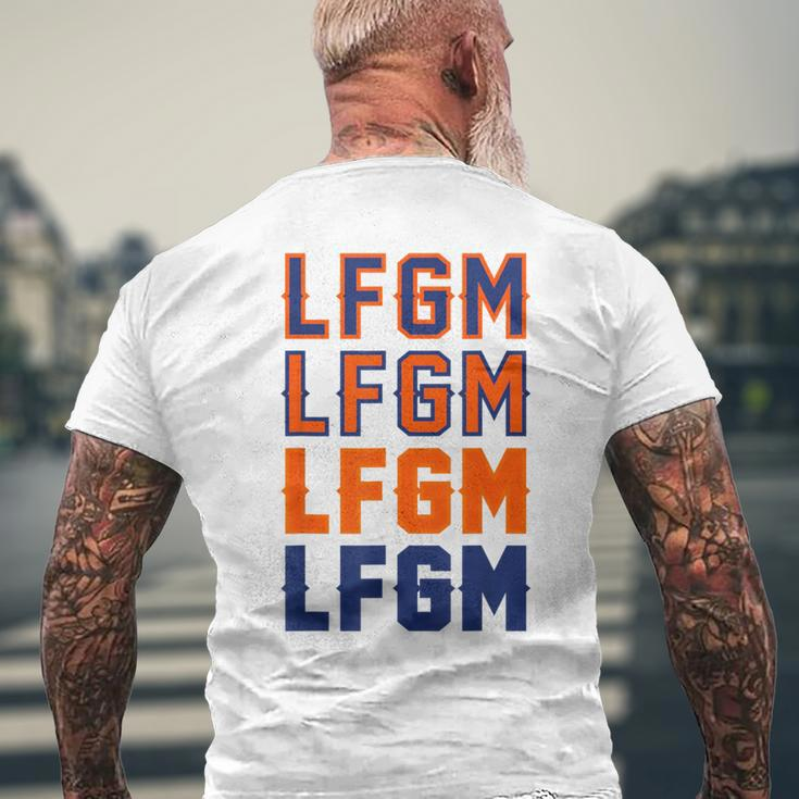 Lfgm Baseball Catchers Pitchers Lfgm Men's T-shirt Back Print Gifts for Old Men