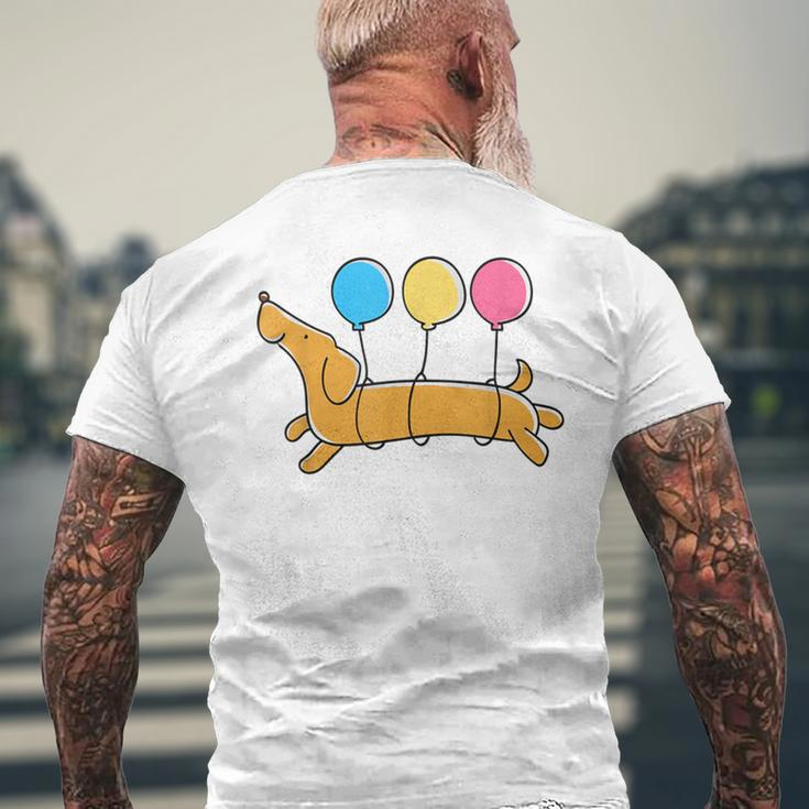 Lgbtq Pansexual Pride Dog Subtle Pan Flag Pride Month Men's T-shirt Back Print Gifts for Old Men