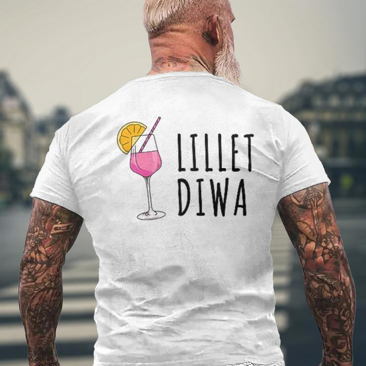 Lillet Diwa Summer Alcohol Lillet S T-Shirt mit Rückendruck Geschenke für alte Männer