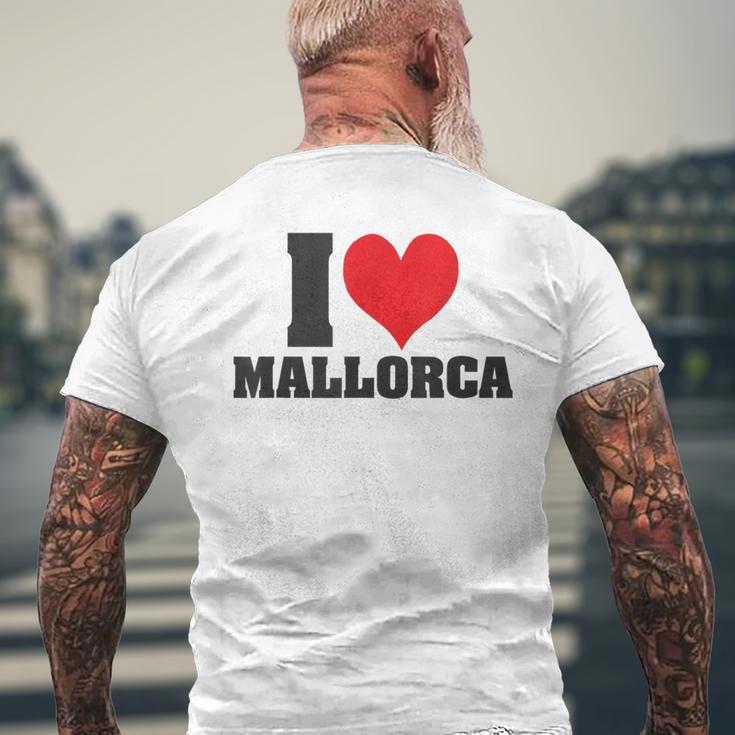 I Love Mallorca I Love Mallorca T-Shirt mit Rückendruck Geschenke für alte Männer