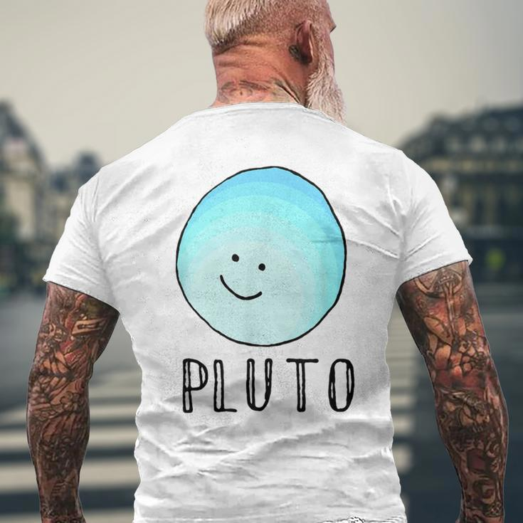 I Love Pluto My PlanetCute Astronomy Men's T-shirt Back Print Gifts for Old Men