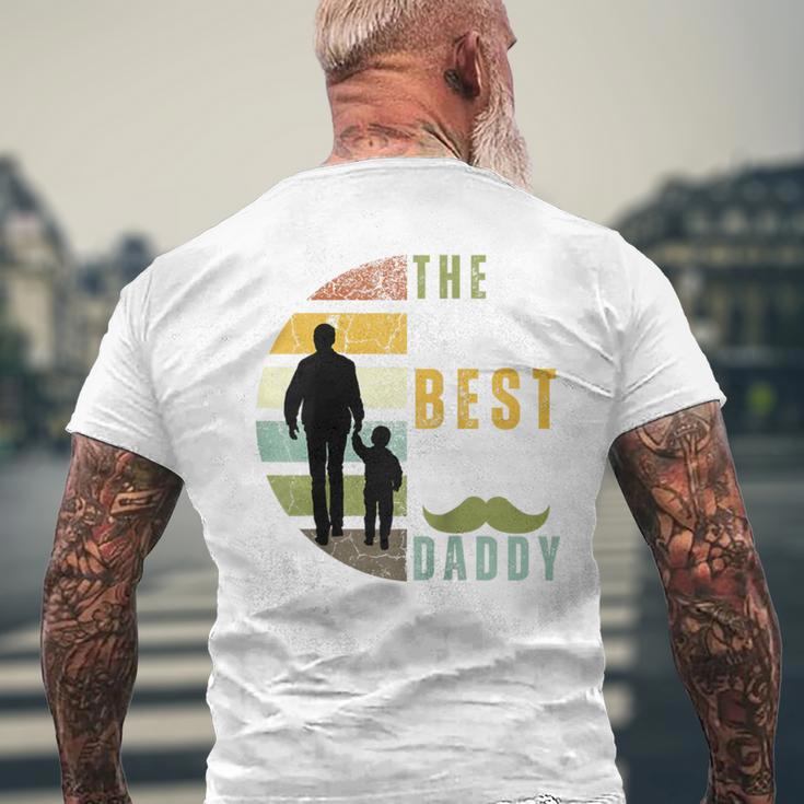 Lustig Der Beste Papa Der Welt Führt Die Liebe Raglan T-Shirt mit Rückendruck Geschenke für alte Männer