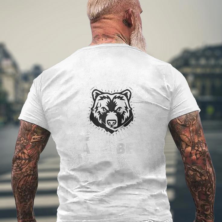 Lustiger Papa Bär Spruch Dont Mess With Papa Bear Father's Day Raglan T-Shirt mit Rückendruck Geschenke für alte Männer