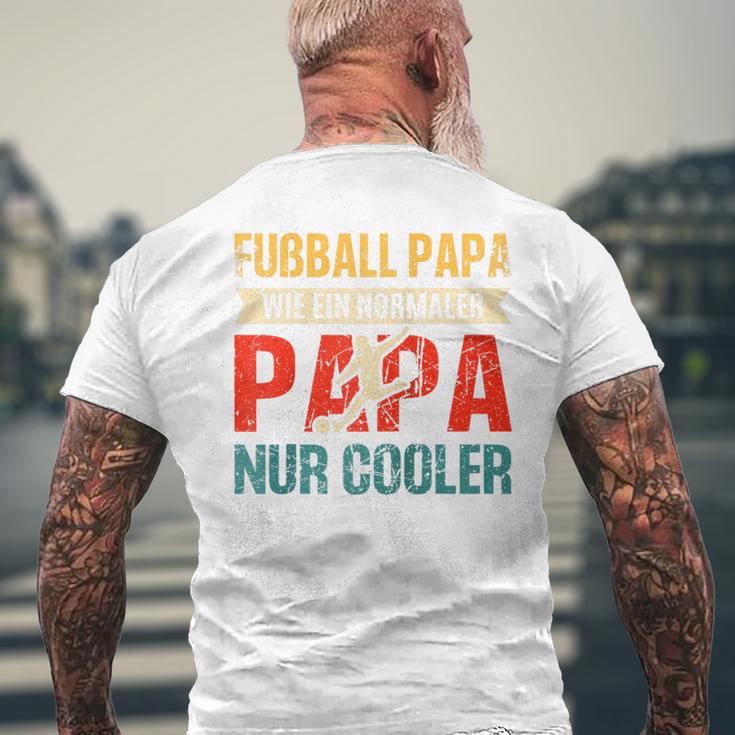 Lustiges Fußball Papa Perfekte Für Fußballliebhaberatertag Raglan T-Shirt mit Rückendruck Geschenke für alte Männer