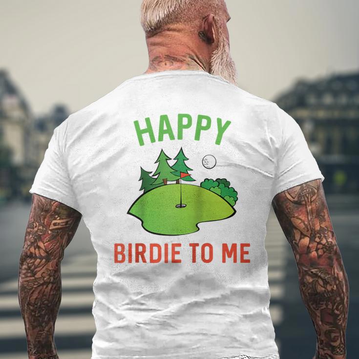 Lustiges Golfspielzeug Happy Birdie To Me Golfer Papa Onkel Geburtstagsgeschenk Raglan T-Shirt mit Rückendruck Geschenke für alte Männer