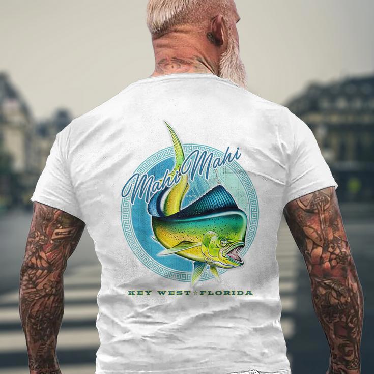 Mahi Mahi Key West FloridaMen's T-shirt Back Print Gifts for Old Men