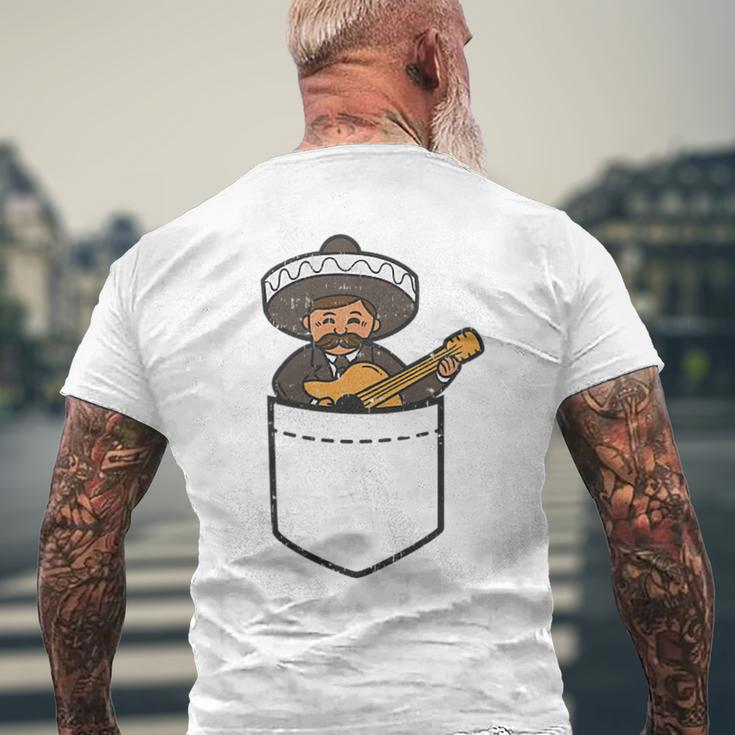Mariachi Music Song Mexican Cinco De Mayo 2020 Men's T-shirt Back Print Gifts for Old Men