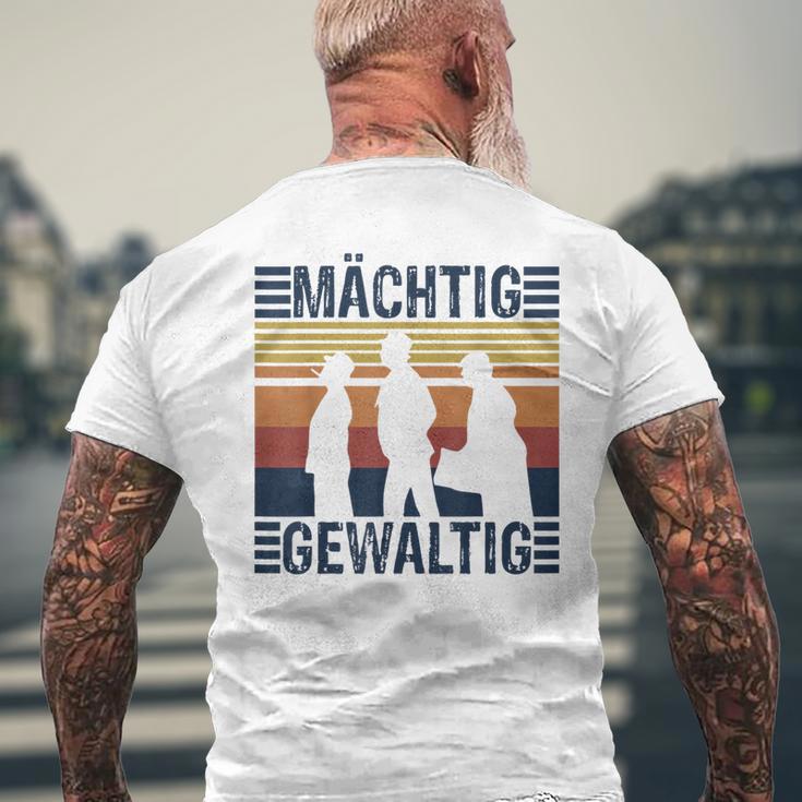 Mighty Gewaltig Die Olsenbande Ddr T-Shirt mit Rückendruck Geschenke für alte Männer