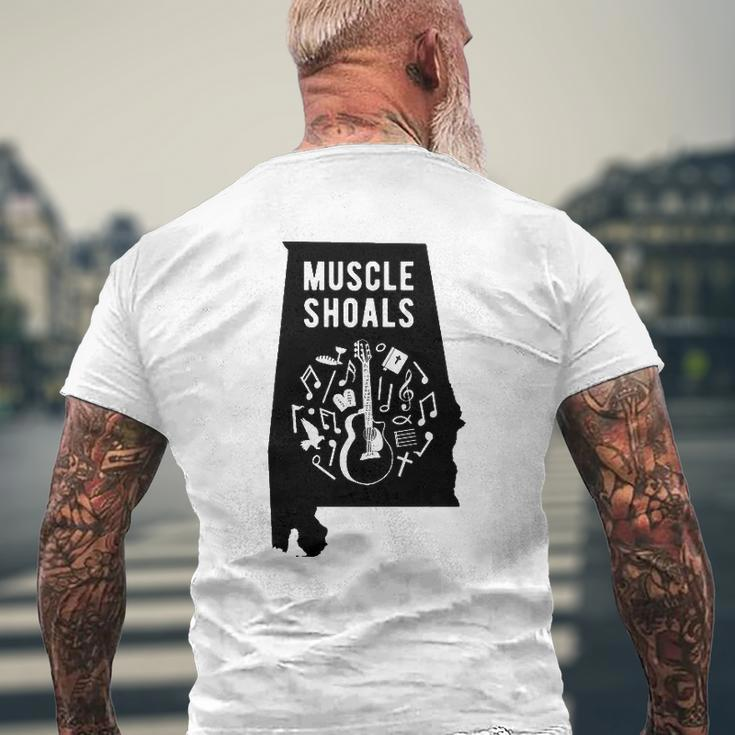 Muscle Shoals Alabama Christian Soul Music Mens Back Print T-shirt Gifts for Old Men