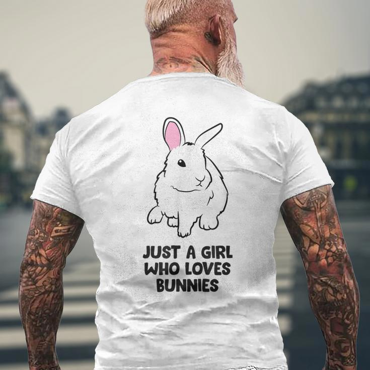 Nur Ein Mädchen Das Hasen Liebt T-Shirt mit Rückendruck Geschenke für alte Männer
