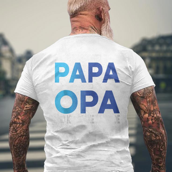 Opa Atertag Papa Spruch Grossvater Geschenk Kapuzenjacke T-Shirt mit Rückendruck Geschenke für alte Männer